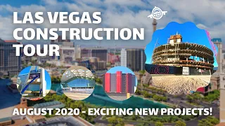 Las Vegas Construction Tour - 1st New Strip Casino in 10 years + Tesla Tunnels & A New Vegas Gateway