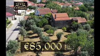 Stone house In Portugal for Sale with Gardens and Mountain views €85,000