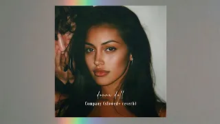 Company- Justin Bieber (slowed + reverb)