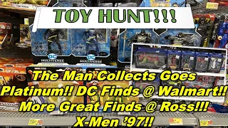 Toy Hunt!! Let's Get Platinum!! Awesome DC Finds and New WWE!! Yet More Awesome Finds @ Ross!!!