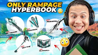 Free Fire But Only Hyperbook Rampage 2023 in Solo Vs Squad Challenge 😎 Tonde Gamer