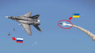 Ukrainian missile strike hits MiG-29 Russian fighter Jet, pilot and co-pilot died instantly. | ARMA