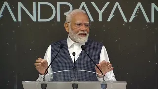 Modi names India moon lander touchdown spot