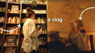 a slow weekend reading vlog🌲📚