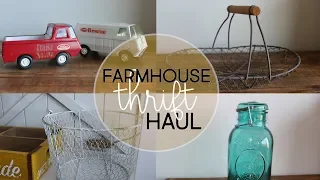 Thrift Haul 2018 | Farmhouse & Antique Style