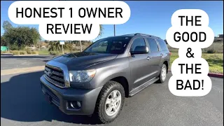 Toyota Sequoia Owner Review, BEST FEATURES!