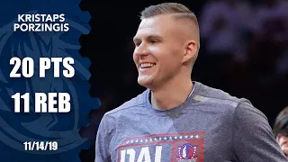 Kristaps Porzingis booed in MSG return, drops 20 points in Mavs vs. Knicks | 2019-20 NBA Highlights