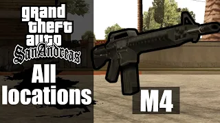 GTA San Andreas Weapons | M4 All Locations