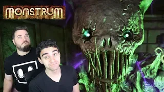 THESE MONSTERS ARE CHASING US EVERYWHERE!!!! - Monstrum Livestream #2 (feat. TheGameSalmon)