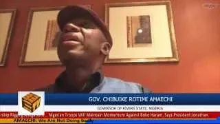 Rivers State Governor Rotimi Amaechi On Party Politics, Buhari's Trip To London