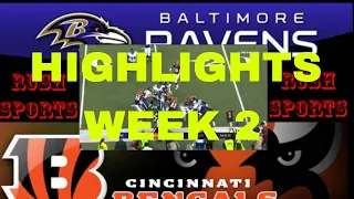 Ravens vs Bengals | Week 2 Highlights | 2018