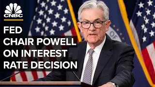 Chairman Powell speaks after Federal Reserve holds off on interest rate hike — 6/14/23