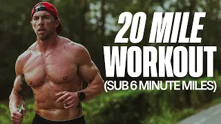 20 Mile Workout | Sub 2:45 Marathon Training