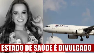 Após motor de avião falhar, estado de saúde da cantora Maiara, dupla de Maraísa, é divulgado