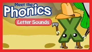 Meet the Phonics Letter Sounds - x