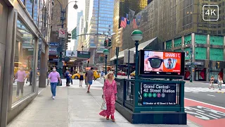 Walking 42nd Street NYC Grand Central Terminal Tour Midtown Manhattan NEW YORK CITY 4k