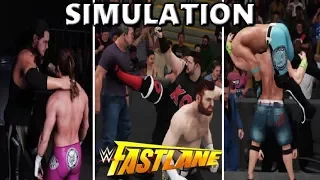 WWE 2K18 SIMULATION: SIX PACK CHALLENGE | FASTLANE 2018 HIGHLIGHTS