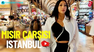 Istanbul 2022 – Spice Bazaar – Walking Tour - 4k - Mısır Çarşısı -Egyptian Bazaar - Turkey - Türkiye