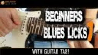 Beginners Blues Licks Lesson (Part 1)