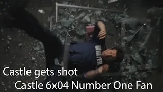 Castle - 6x04 " Number One Fan" Castle gets shot HD