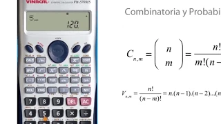 Cómo utilizar calculadora CASIO para cálculos de combinatoria