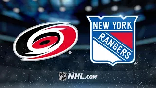 Vesey nets hat trick as Rangers double up Hurricanes