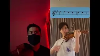 PAGANINI CAPRICE NO. 24 - Twosetviolin Duet