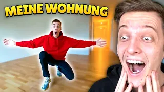 Lukas reagiert auf CLASHGAMES ERSTE EIGENE WOHNUNG! 😱 (ROOMTOUR)