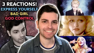 Reacting to Madonna's Music Videos 3 | Express Yourself, Bad Girl, & God Control | REACTION+ANALYSIS