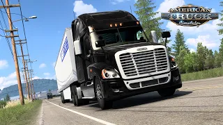 ATS | 2015 FREIGHTLINER CASCADIA TO NEWPORT OREGON | American Truck Simulator 1.43