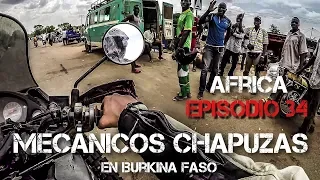 PROBLEMAS MECÁNICOS en BURKINA FASO | África #34  | Vuelta al mundo en moto