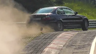 Nurburgring DANGEROUS Moments, LUCKY, Highlights Nordschleife Touristenfahrten