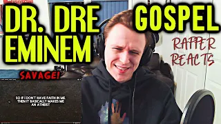 RAPPER REACTS: DR. DRE & EMINEM - GOSPEL ✝️ [REACTION!]