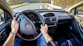 2004 Opel Corsa C [1.3 CDTI 70 HP] |0-100| POV Test Drive #963 Joe Black