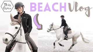 Beach Ride! Day in the Life of an Equestrian YouTuber | This Esme