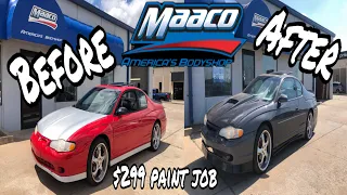 What Does A $299 Maaco Paint Job Really Look Like ? On A Custom Chevy Monte Carlo SS