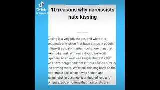 The Narcissist and Kissing #shorts #divorcinganarcissist #beentheregotout #validation #inthebedroom