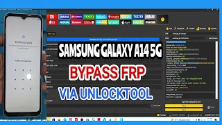 Samsung Galaxy A14 5G / Frp Bypass ( Free Preloader ) One Click Via UnlockTool