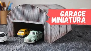 TUTORIAL| Mini GARAGE para AUTOS hecho de CARTÓN