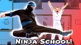 BACK TO NINJA SCHOOL! ft Ninja Kidz TV - SuperHeroKids Hope and Noah SHK Comic