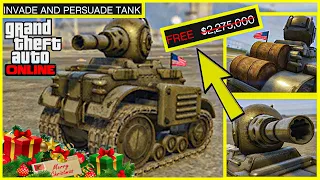 GTA Online FREE Christmas Gifts From Rockstar - Invade and Persuade RC Tank