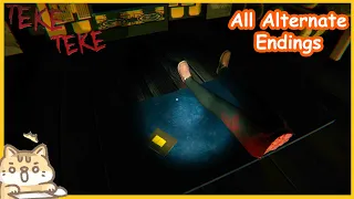 Teke Teke - テケテケ | All Endings | Japanese Horror Indie Game