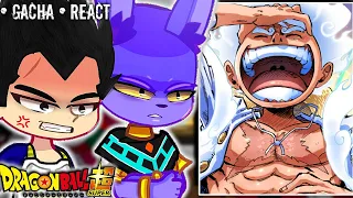 Dragon Ball Super React To Luffy Gear 5 (Luffy Vs Kaido) || One Piece || Tiktok || Gacha React