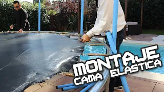 Montaje de camas elásticas Tomahok - Como armar un trampolín elástico 15FT