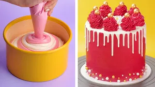 Top 10 Perfect Cake Decorating Ideas | Most Satisfying Colorful Cake Compilation Video | So Tasty