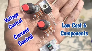 Simple Variable Voltage and Current Regulator Circuit || Adjustable Voltage and Current Circuit