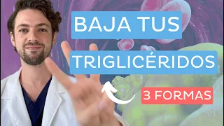 🧈 TRIGLICÉRIDOS ALTOS ¿Cómo bajarlos? ⁉️