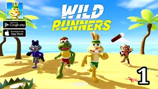 Wild Runners Fun Gameplay Walkthrough (Android, iOS) Part 1