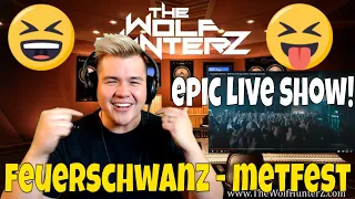 FEUERSCHWANZ - Metfest (Official Video)  Napalm Records | THE WOLF HUNTERZ Jon Reaction