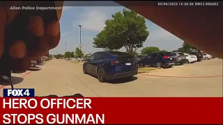 Allen officer hailed as hero for stopping mall gunman